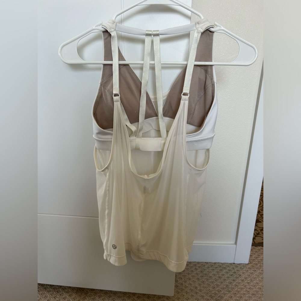 Lululemon built in tank top